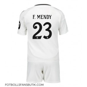 Real Madrid Ferland Mendy #23 Replika Hemmatröja Barn 2024-25 Kortärmad (+ Korta byxor)